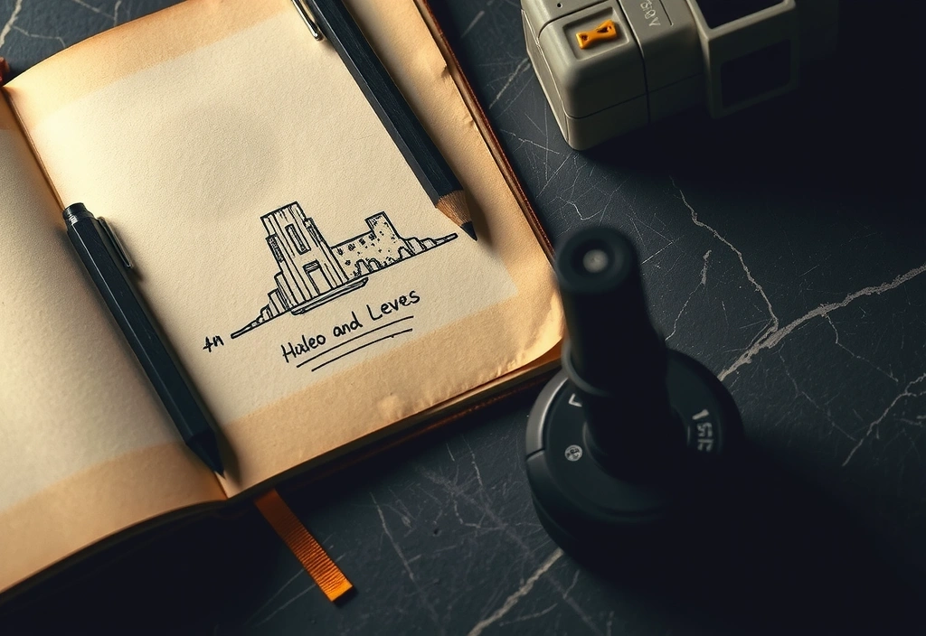 Hand-drawn prototype sketch